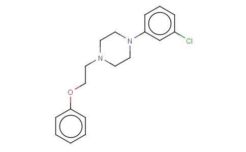 PIPERAZINE, 1-(3-CHLOROPHENYL)-4-(2-PHENOXYETHYL)-